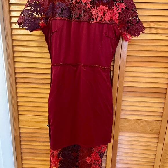 Lulu’s Lace Midi Dress, Size S, Partially Lined, Short Sleeves, Party Dr… - Picture 13 of 15